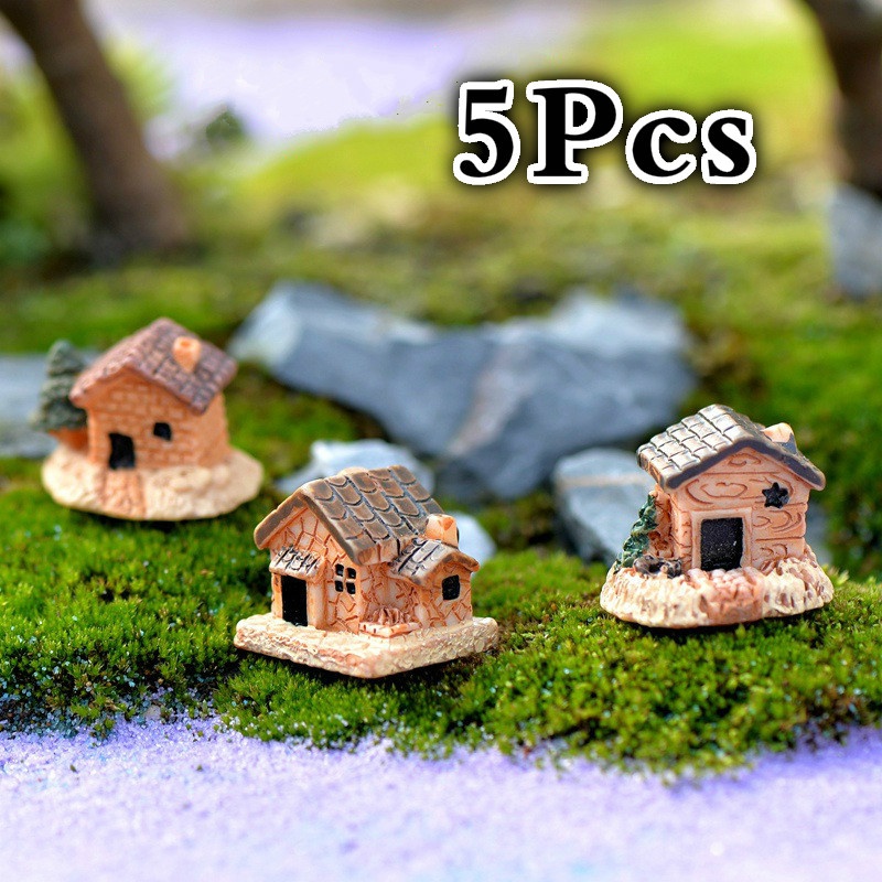 Home Decor Za - 5 шт. мини-кукольный дом, каменный дом,