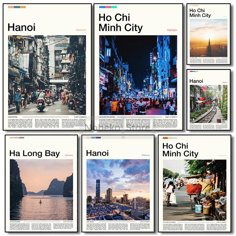 Home Decor Vietnam - Вьетнамские постеры для путешествий, холст, настенное