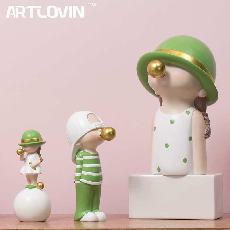 Home Decor Za - ARTLOVIN фигурки персонажей в скандинавском стиле,