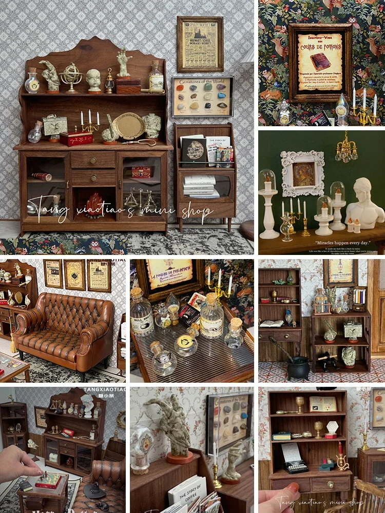 Home Decor Za - Кукольный домик Ретро украшения Волшебный дом