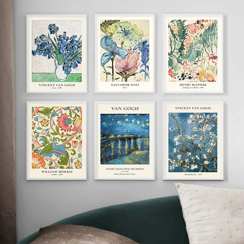 Home Decor Za - Ван Гог Звезда Ваза Серия Настенное