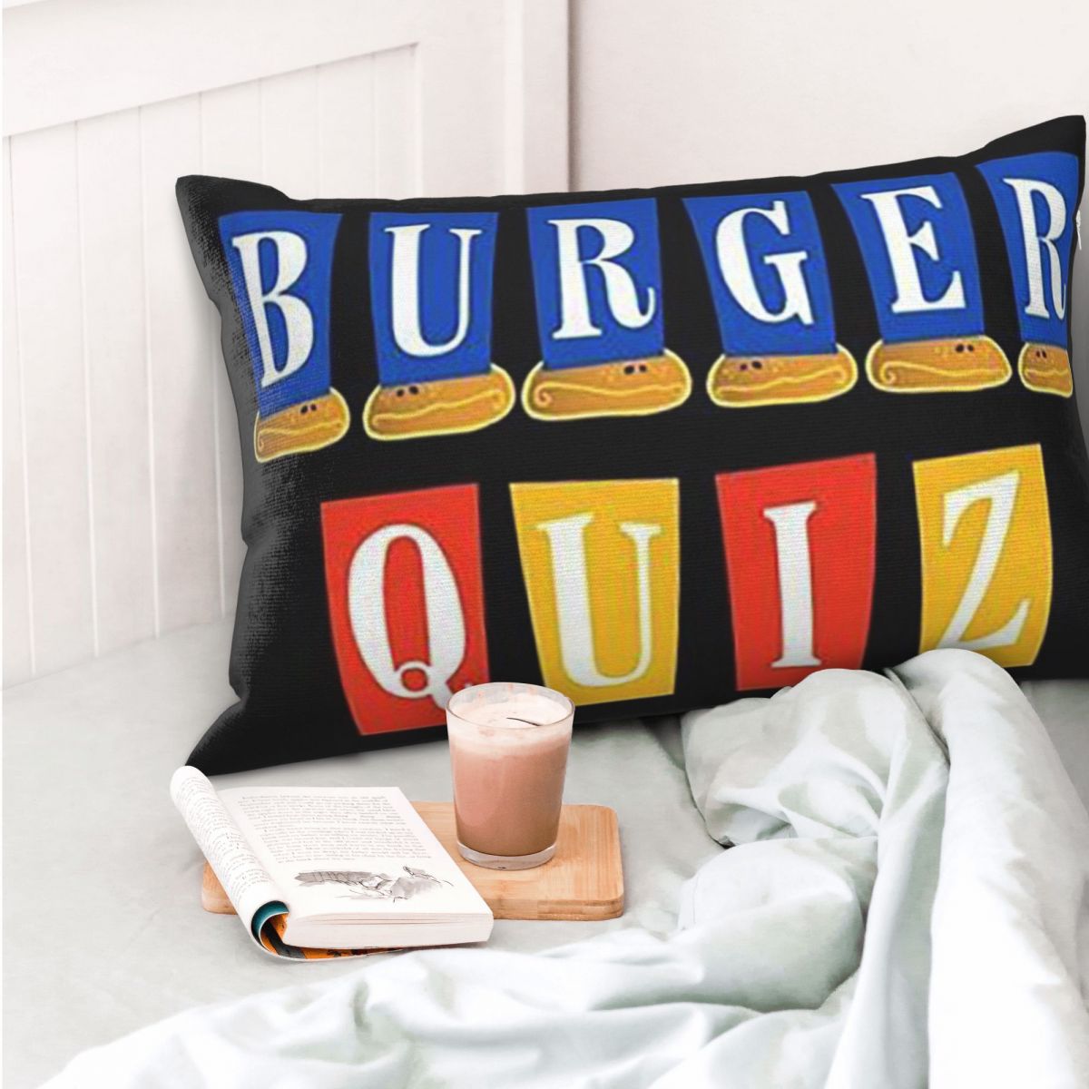Home Decor Quiz - Наволочка прямоугольная с новым логотипом Burger