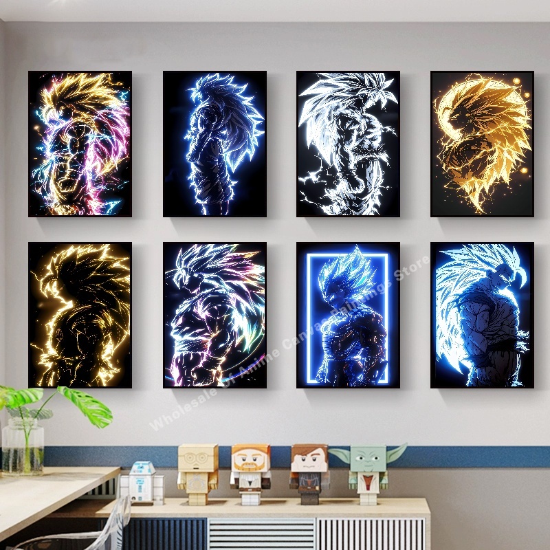 Home Decor Free Images - Аниме Dragon Ball Wukong неоновый световой