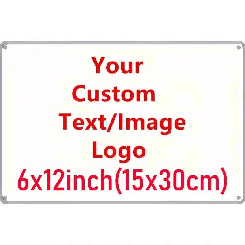 Home Decor Free Images - [2D плоская] Металлическая табличка 6×12 дюймов