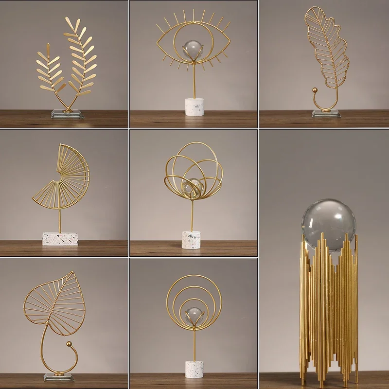 Home Decor Za - Легкие роскошные металлические украшения, домашняя гостиная,