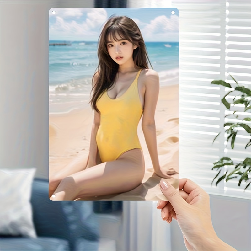 Home Decor Yellow - 2D металлическая табличка в винтажном стиле,