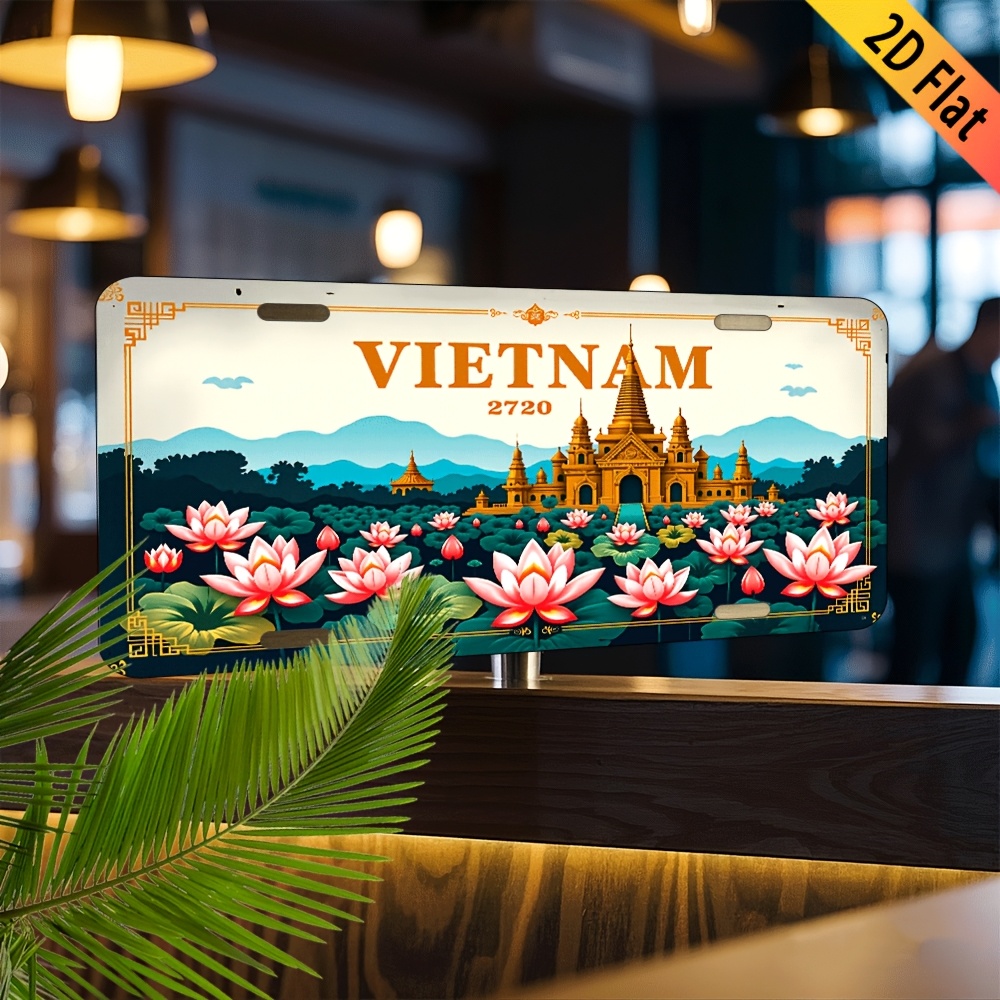 Алюминиевая винтажная табличка – обзор и цена Home Decor Vietnam