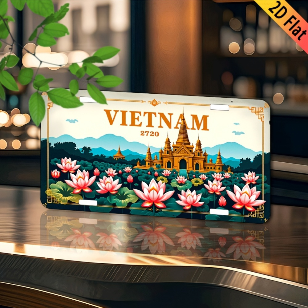 Алюминиевая винтажная табличка – обзор и цена Home Decor Vietnam