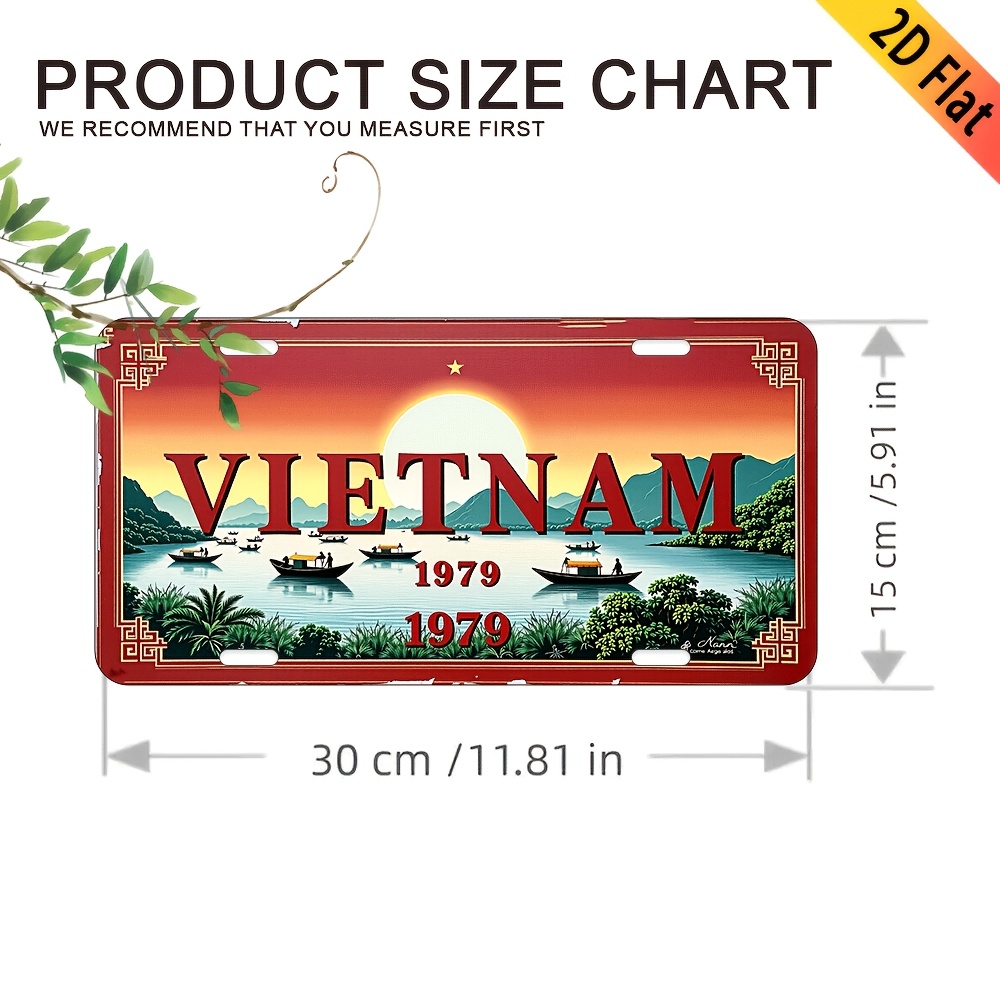 Вьетнам 1979: Ретро-табличка и – обзор и цена Home Decor Vietnam
