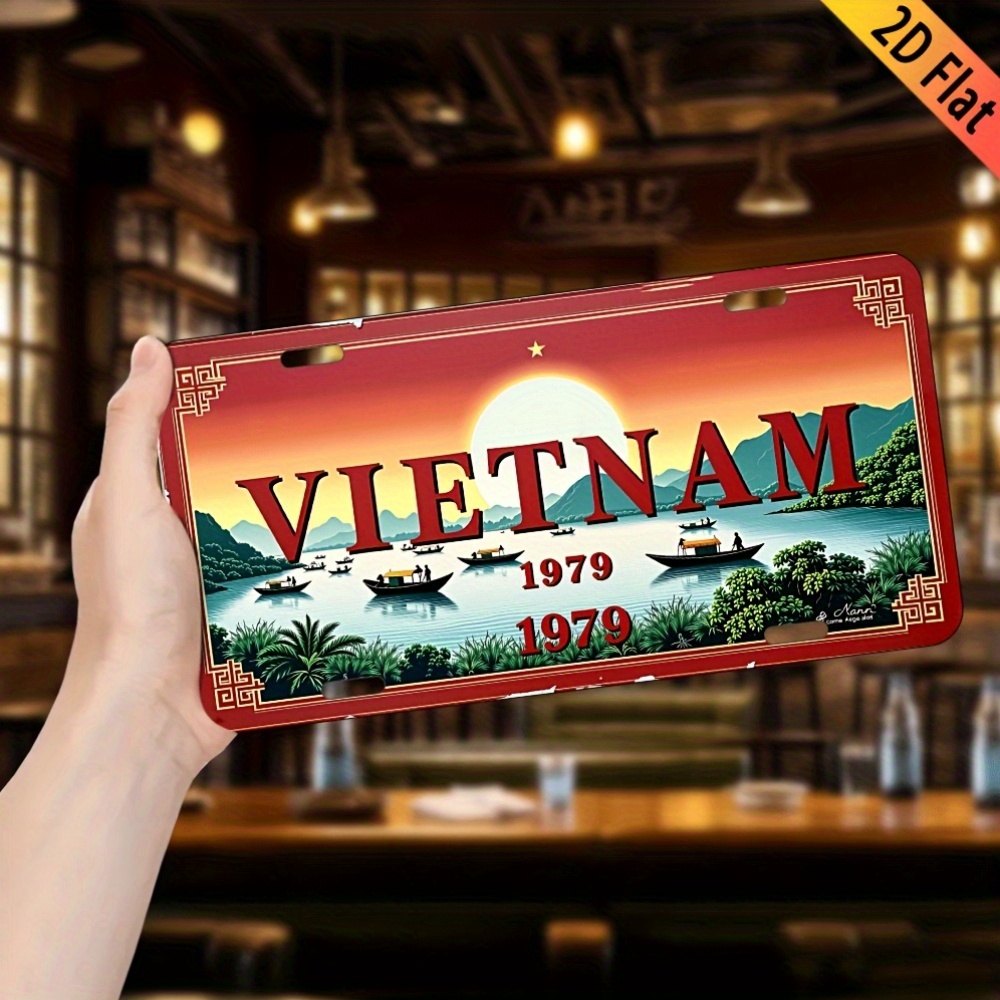 Вьетнам 1979: Ретро-табличка и – обзор и цена Home Decor Vietnam