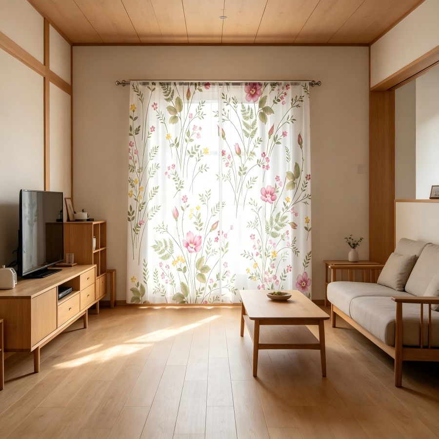 2 шт. Цифровые прозрачные штор – обзор и цена Home Decor Yellow