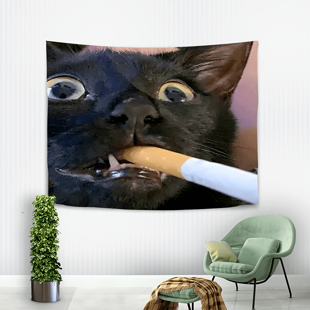 VIKAMA Забавный гобелен с куря – обзор и цена Home Decor Emoji
