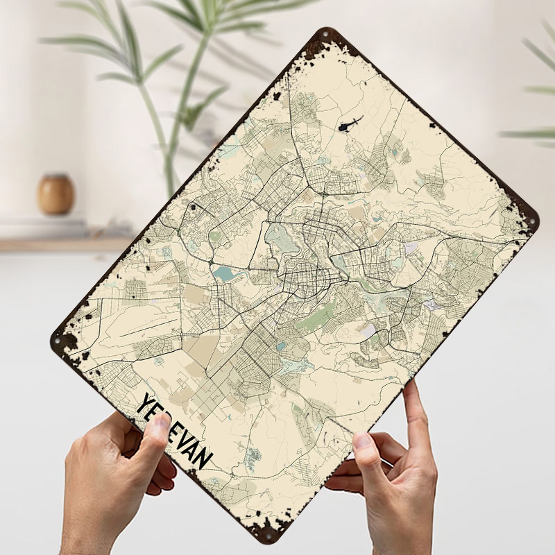 Металлическая табличка-постер  – обзор и цена Home Decor Yerevan