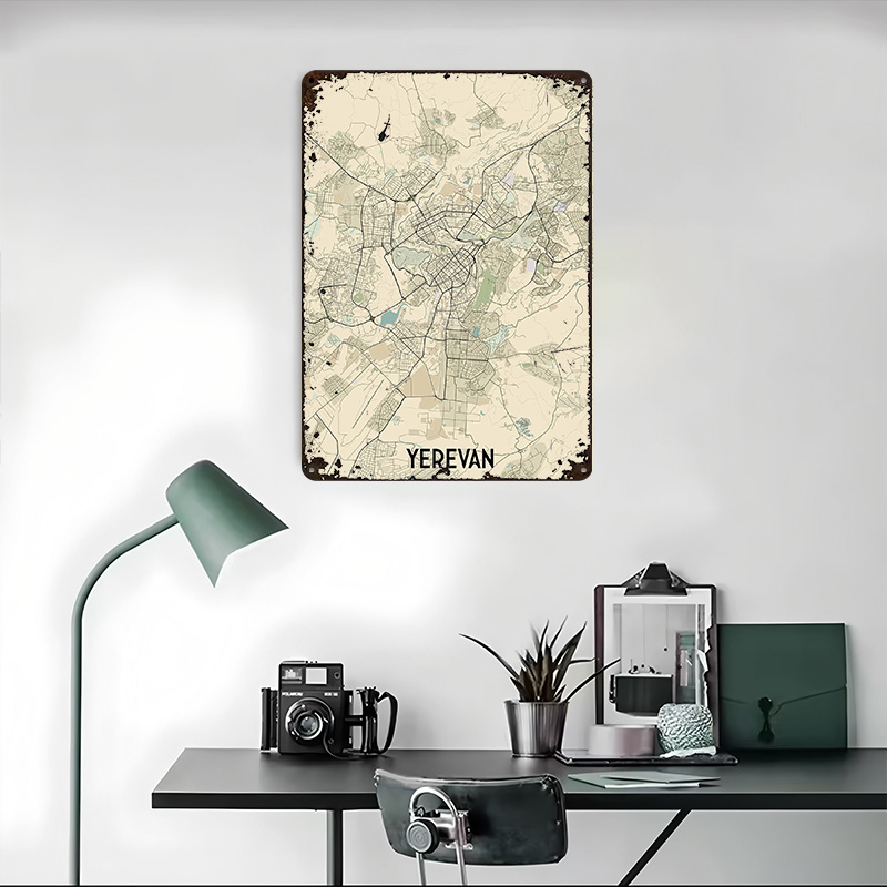 Металлическая табличка-постер  – обзор и цена Home Decor Yerevan