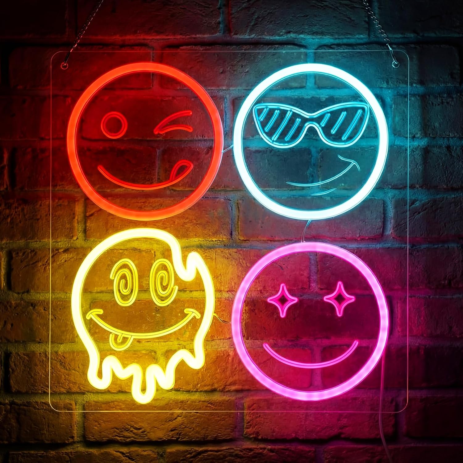 Милый светодиодный неоновый зн – обзор и цена Home Decor Emoji