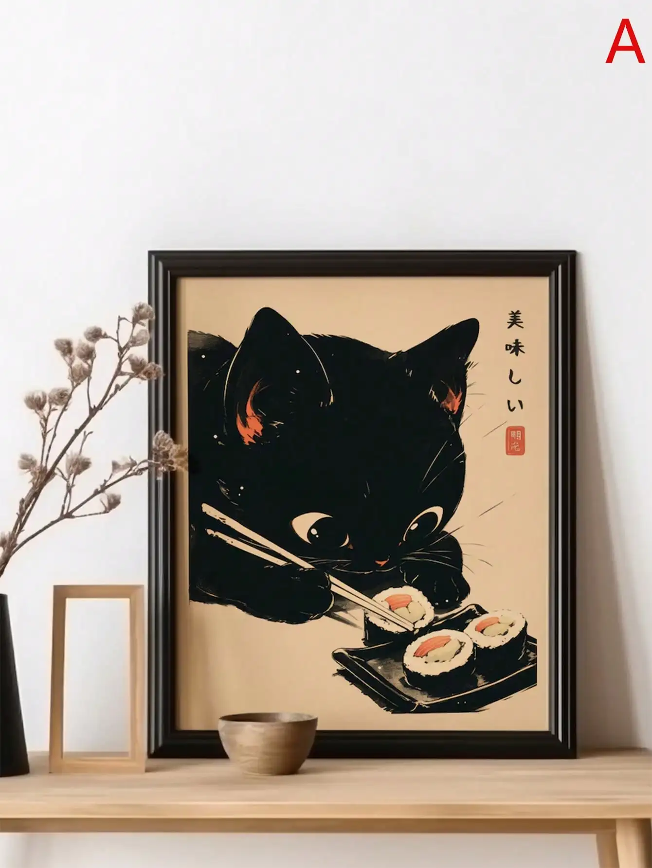 Кошка ест японский рамэн суши  – обзор и цена Home Decor Vietnam