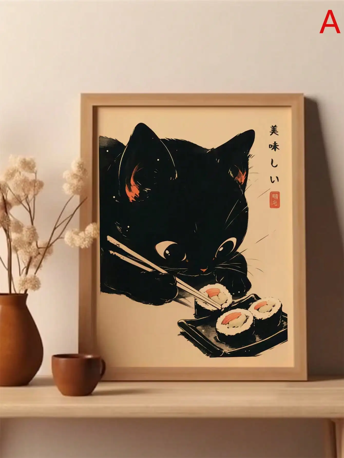 Кошка ест японский рамэн суши  – обзор и цена Home Decor Vietnam