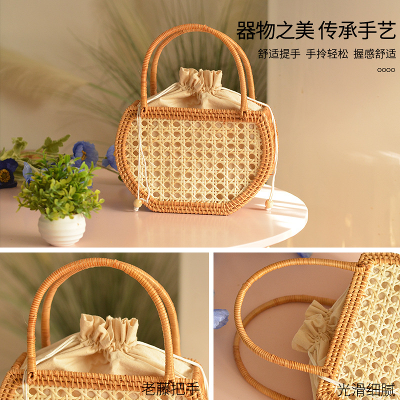 Повседневные полые сумки-корзи – обзор и цена Rattan Plant Basket