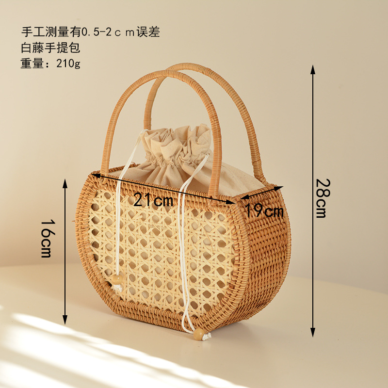 Повседневные полые сумки-корзи – обзор и цена Rattan Plant Basket