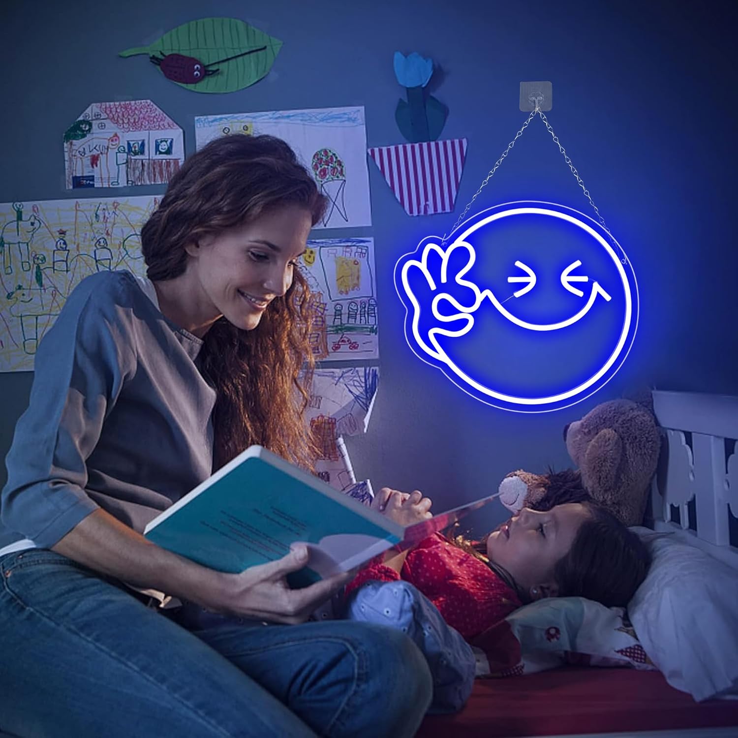 Emoji Smile OK неоновая вывеск – обзор и цена Home Decor Emoji