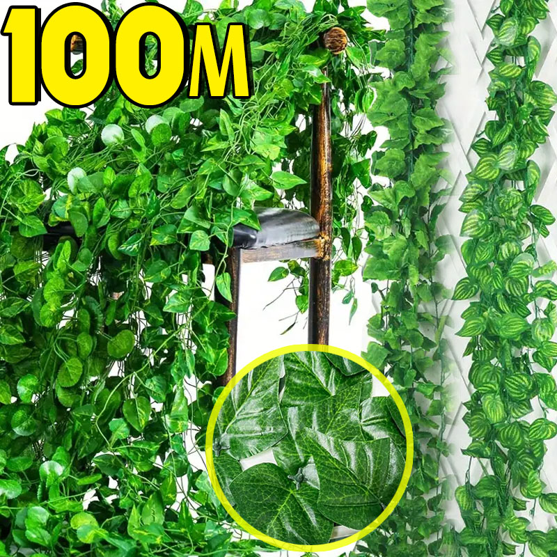 100/2 м искусственный зеленый  – обзор и цена Rattan Plant Basket