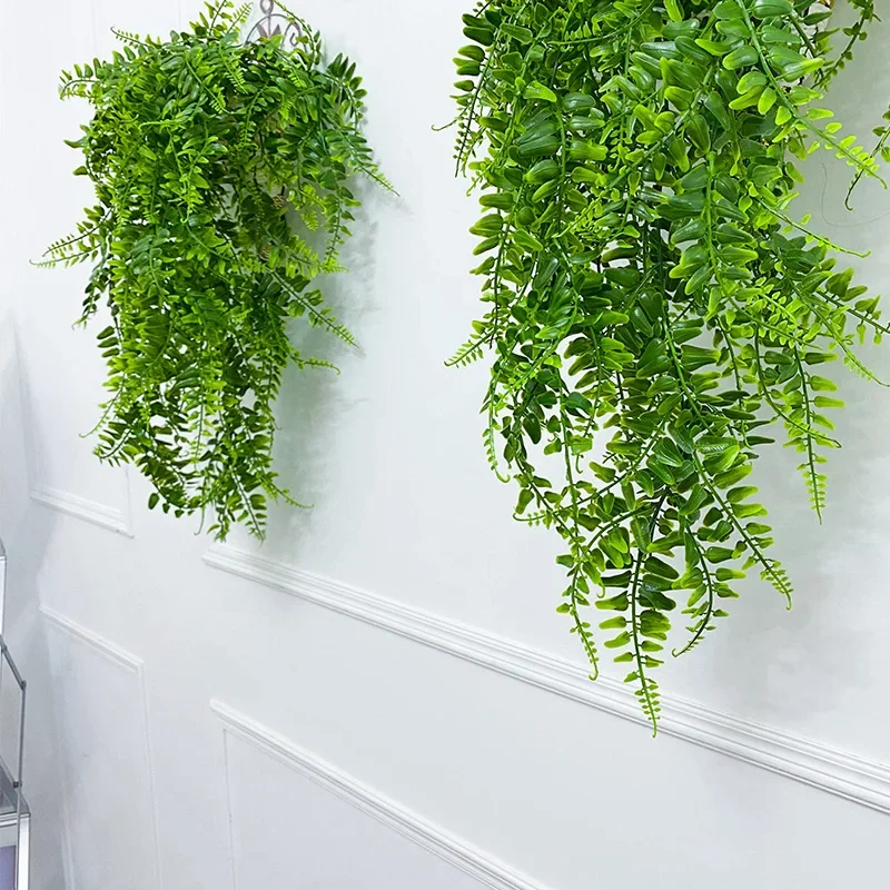 Искусственные висячие растения – обзор и цена Rattan Plant Basket