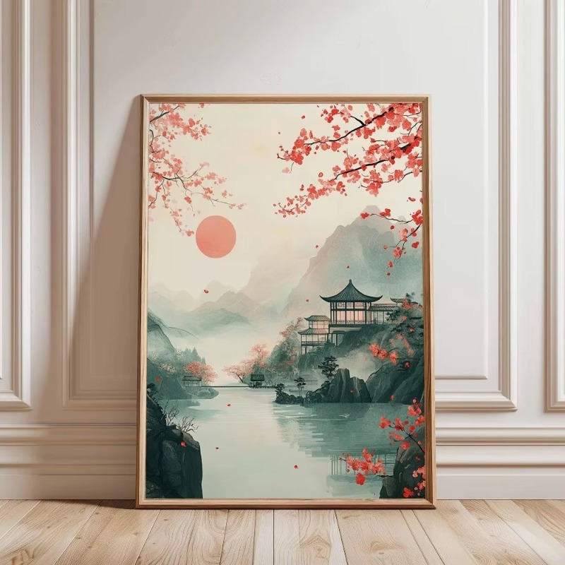 Ретро-постер на холсте с японс – обзор и цена Home Decor Vietnam