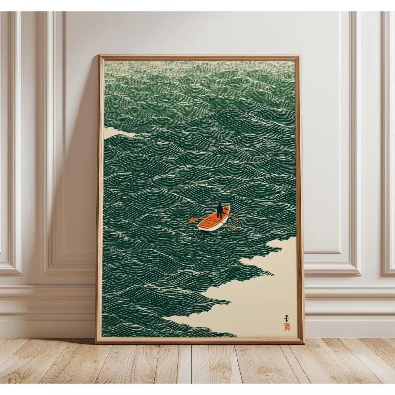 Ретро-постер на холсте с японс – обзор и цена Home Decor Vietnam