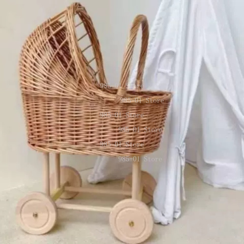 Плетеная вручную корзина-люльк – обзор и цена Rattan Plant Basket