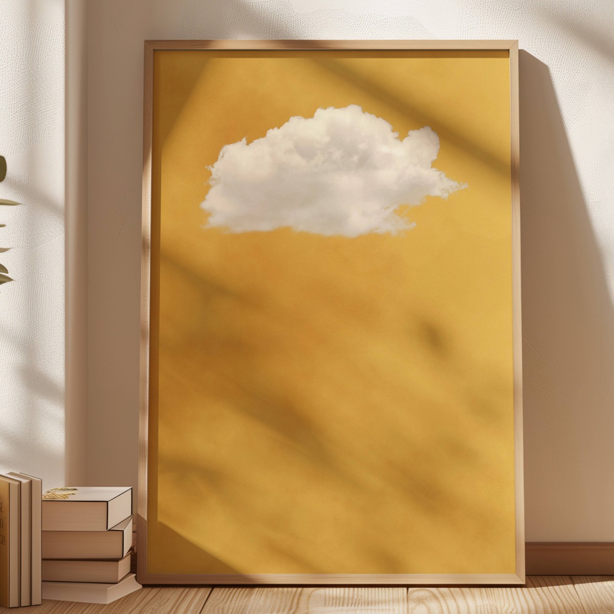 Постер с принтом желтых облако – обзор и цена Home Decor Yellow