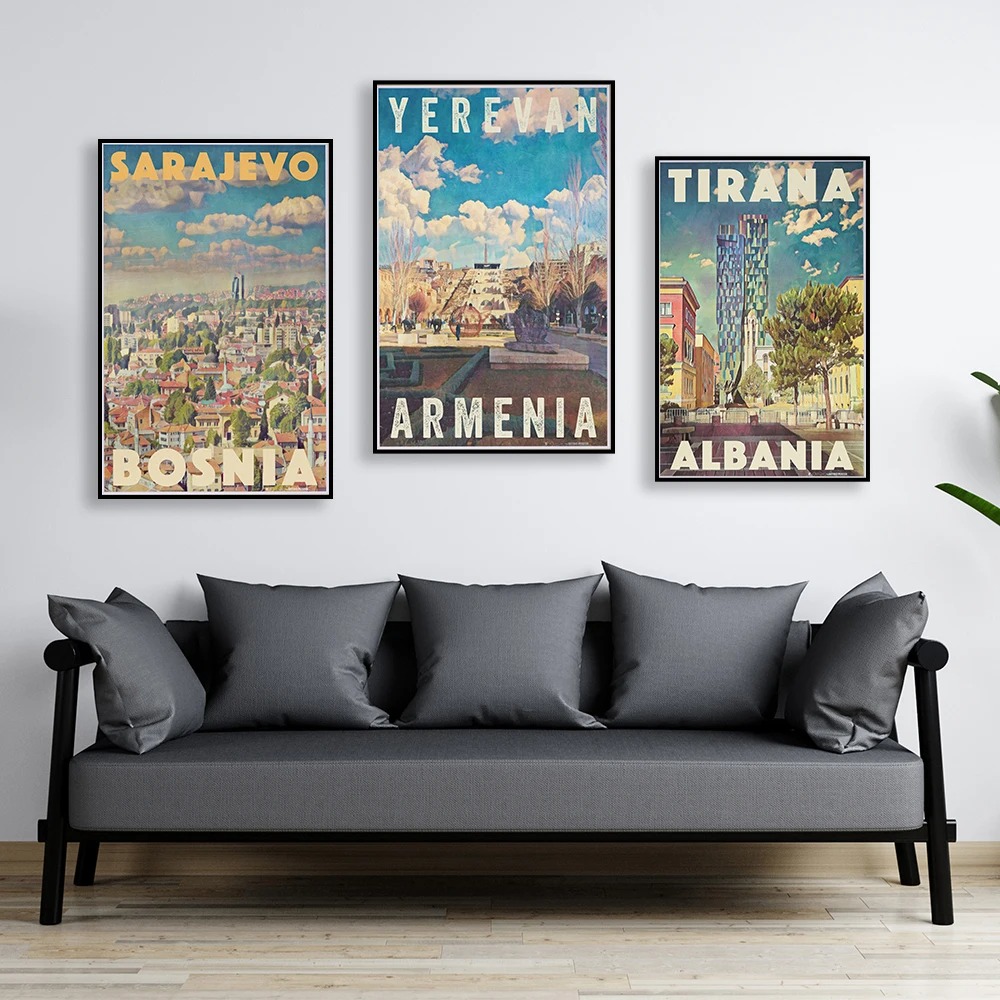 Современная винтажная картина  – обзор и цена Home Decor Yerevan