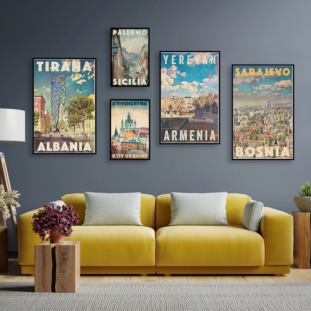 Современная винтажная картина  – обзор и цена Home Decor Yerevan